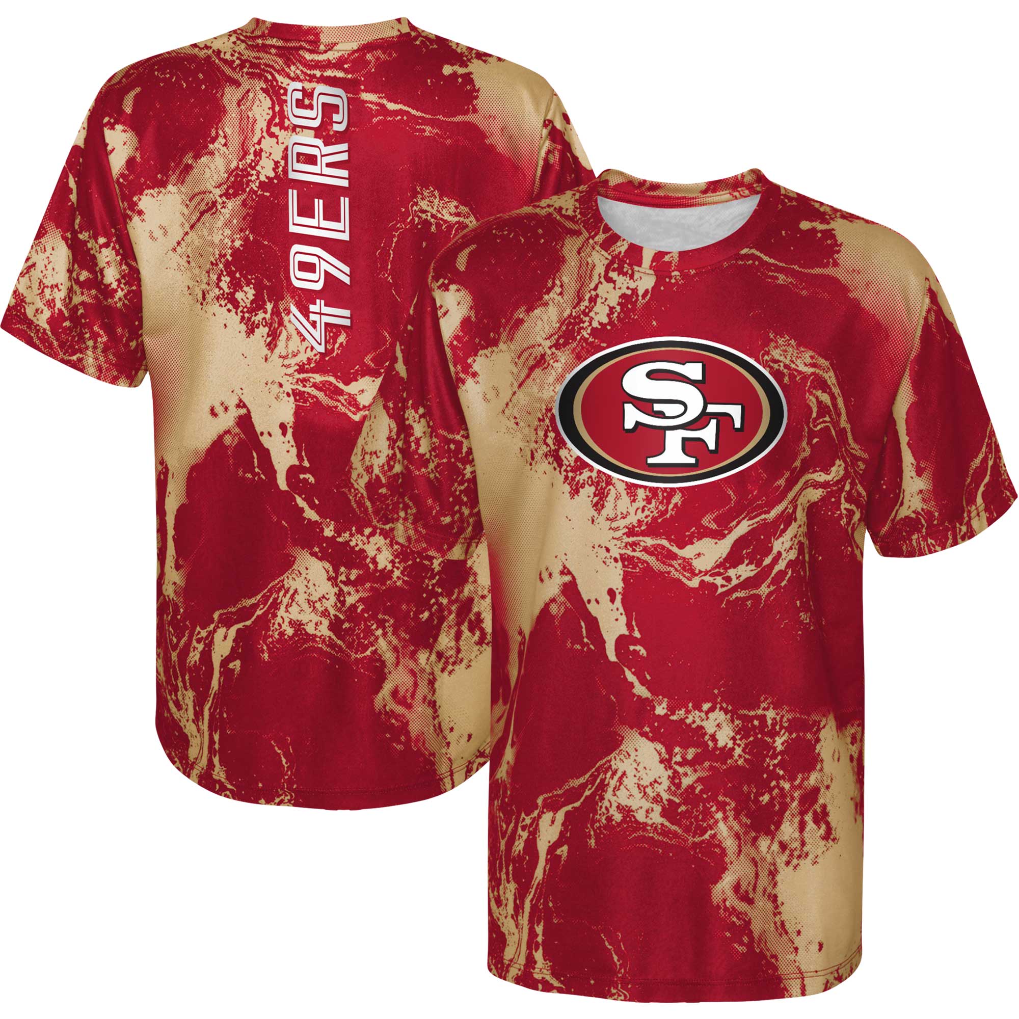 Youth Scarlet San Francisco 49ers In The Mix T-Shirt