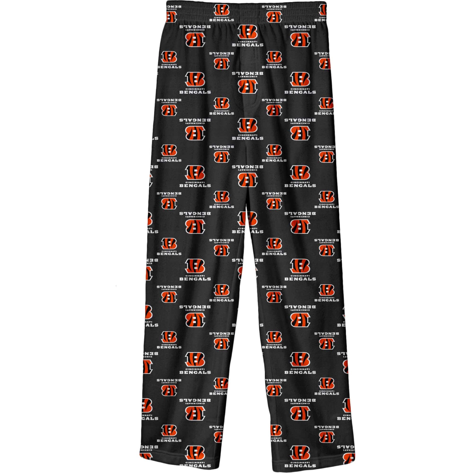 Youth Outerstuff Black Cincinnati Bengals Printed Pajama Pants Youth Outerstuff Black Cincinnati Bengals Printed Pajama Pants