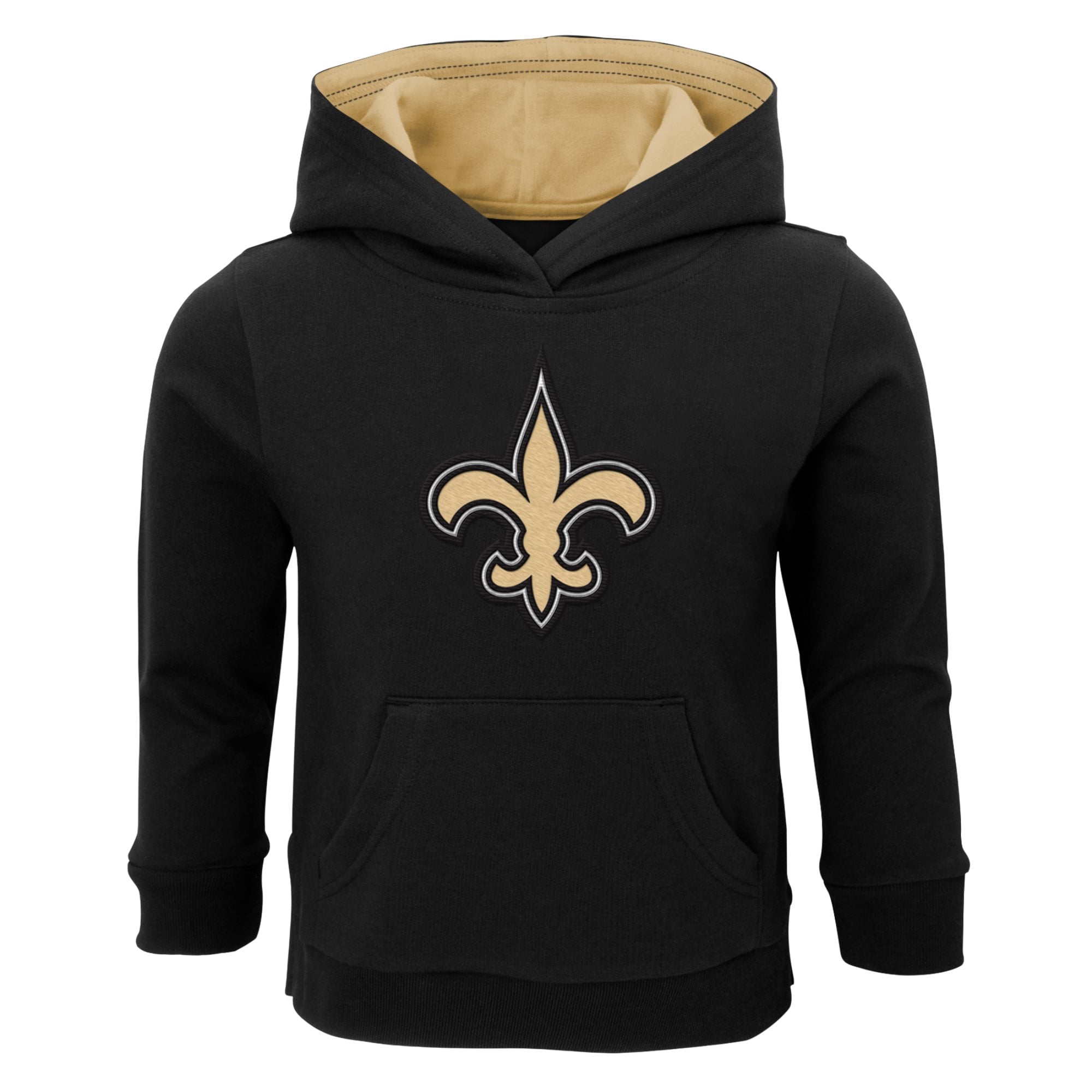 Sudadera con capucha Prime negra de los New Orleans Saints para niños pequeños