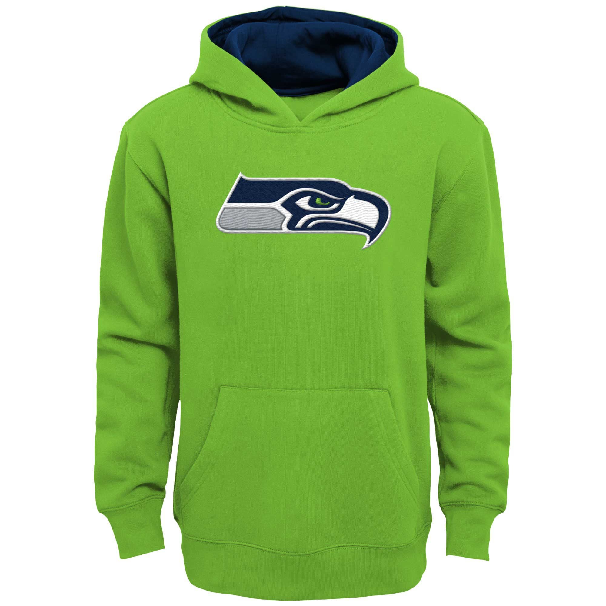 Youth Neon Green Seattle Seahawks Prime Pullover Hoodie Youth Neon Green Seattle Seahawks Prime Pullover Hoodie