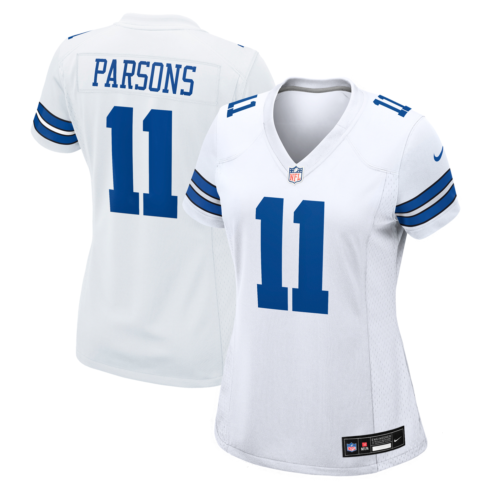 Women's Nike Micah Parsons White Dallas Cowboys Game Player Jersey