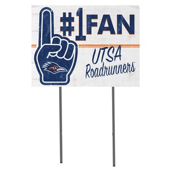 UTSA Roadrunners 18'' x 24'' #1 Fan Yard Sign