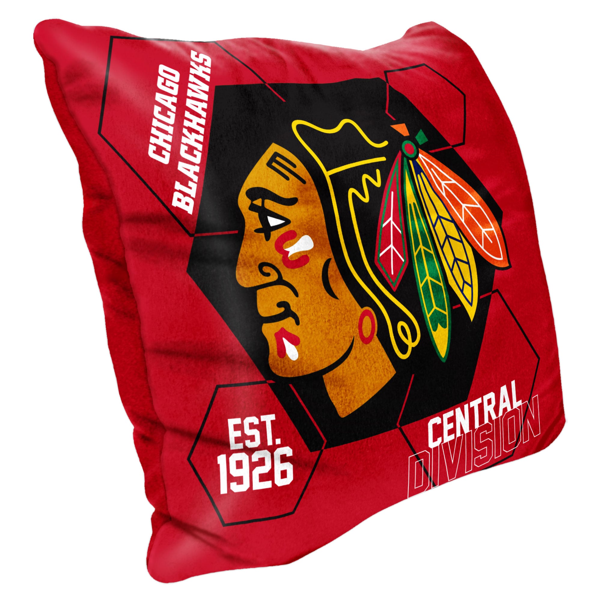The Northwest Group  Chicago Blackhawks 16" x 16" Connector Velvet Pillow