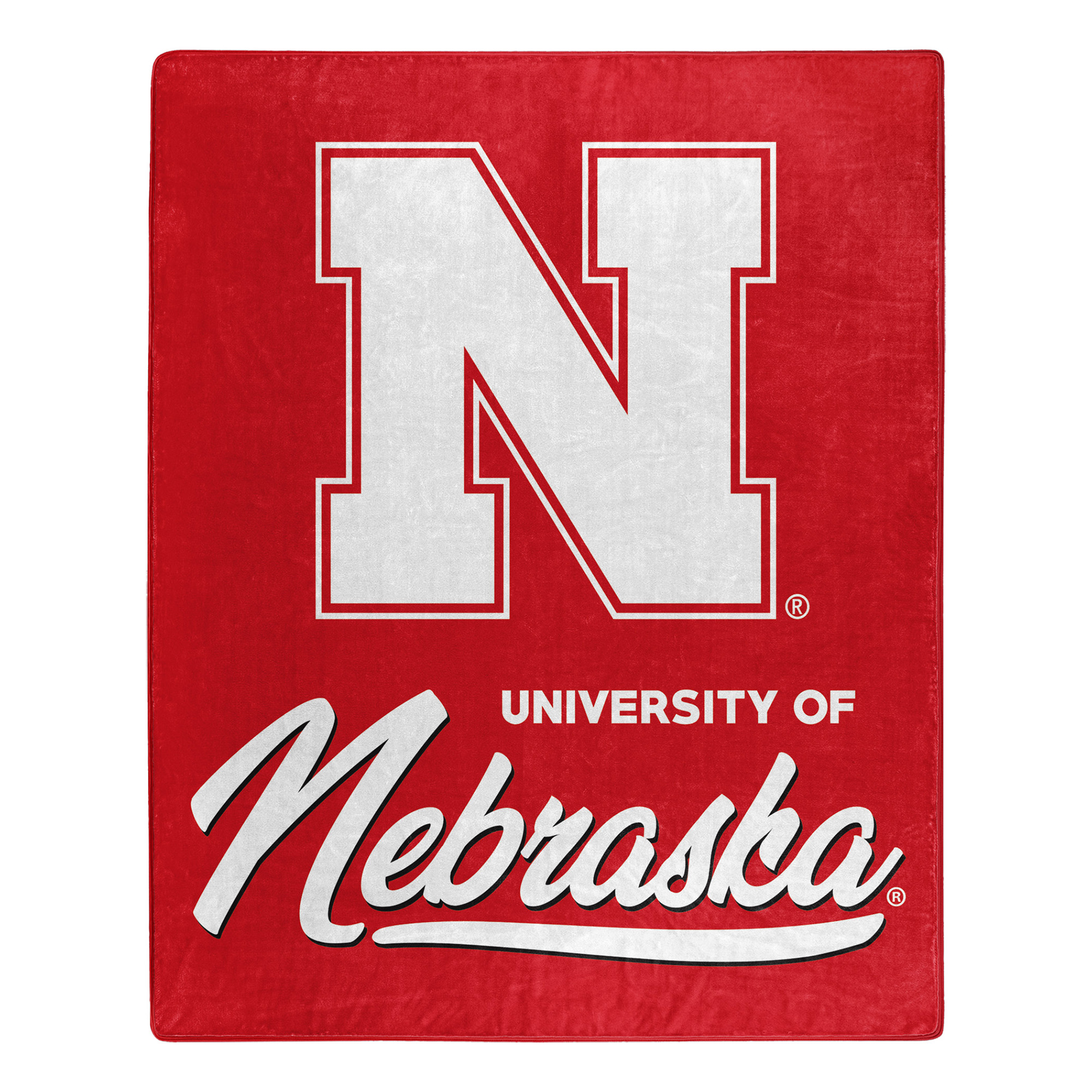 The Northwest Group  Nebraska Huskers 50" x 60" Signature Raschel Plush Throw Blanket