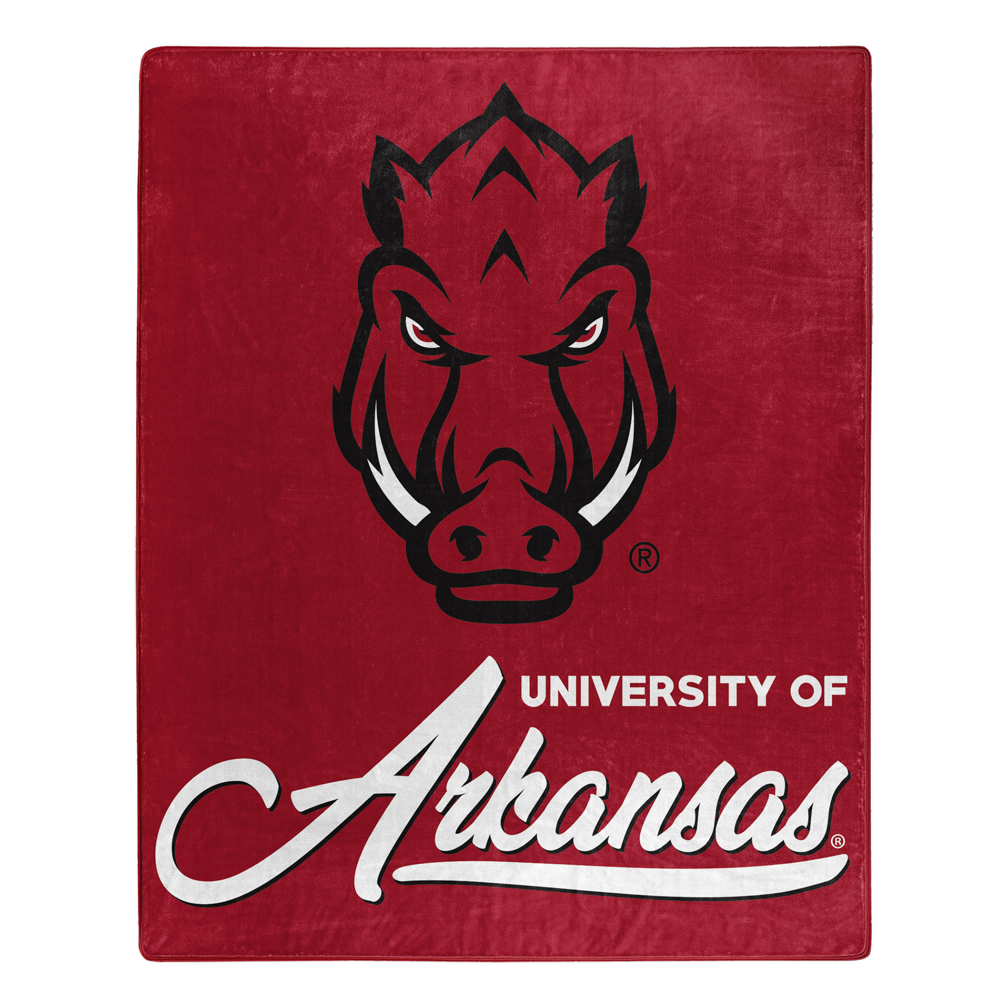 The Northwest Group  Arkansas Razorbacks 50" x 60" Signature Raschel Plush Throw Blanket