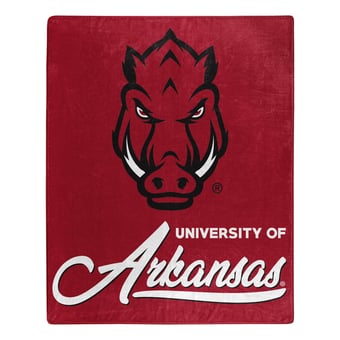 The Northwest Group  Arkansas Razorbacks 50" x 60" Signature Raschel Plush Throw Blanket