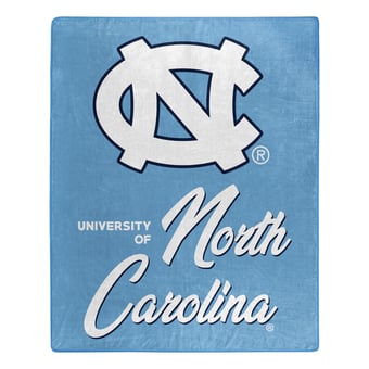 The Northwest Group  North Carolina Tar Heels 50" x 60" Signature Raschel Plush Throw Blanket