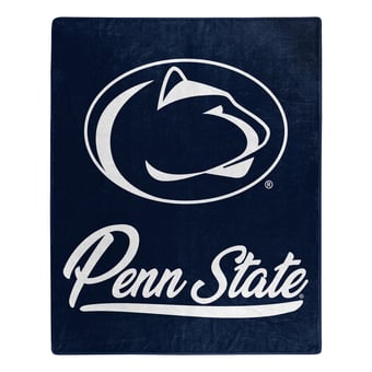"The Northwest Group  Penn State Nittany Lions 50"" x 60"" Signature Raschel Plush Throw Blanket"