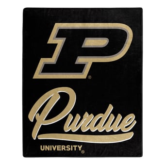 The Northwest Group Purdue Boilermakers 50" x 60" Signature Raschel Plush Throw Blanket