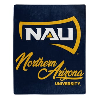 The Northwest Group  Northern Arizona Lumberjacks 50" x 60" Signature Raschel Plush Throw Blanket