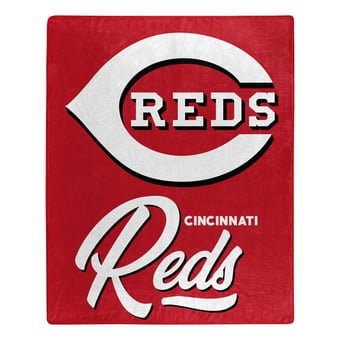 "The Northwest Group  Cincinnati Reds 50"" x 60"" Signature Raschel Plush Throw Blanket"