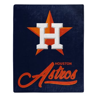 "The Northwest Group  Houston Astros 50"" x 60"" Signature Raschel Plush Throw Blanket"