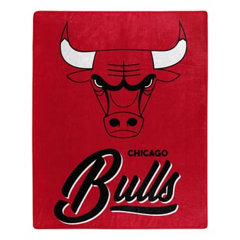 The Northwest Group  Chicago Bulls 50" x 60" Signature Raschel Plush Throw Blanket