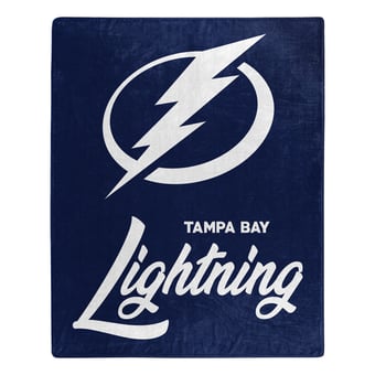 The Northwest Group  Tampa Bay Lightning 50" x 60" Signature Raschel Plush Throw Blanket