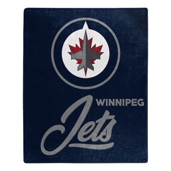 The Northwest Group  Winnipeg Jets 50" x 60" Signature Raschel Plush Throw Blanket