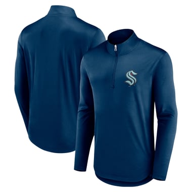 Fanatics Deep Sea Blue Mock Neck Quarter...