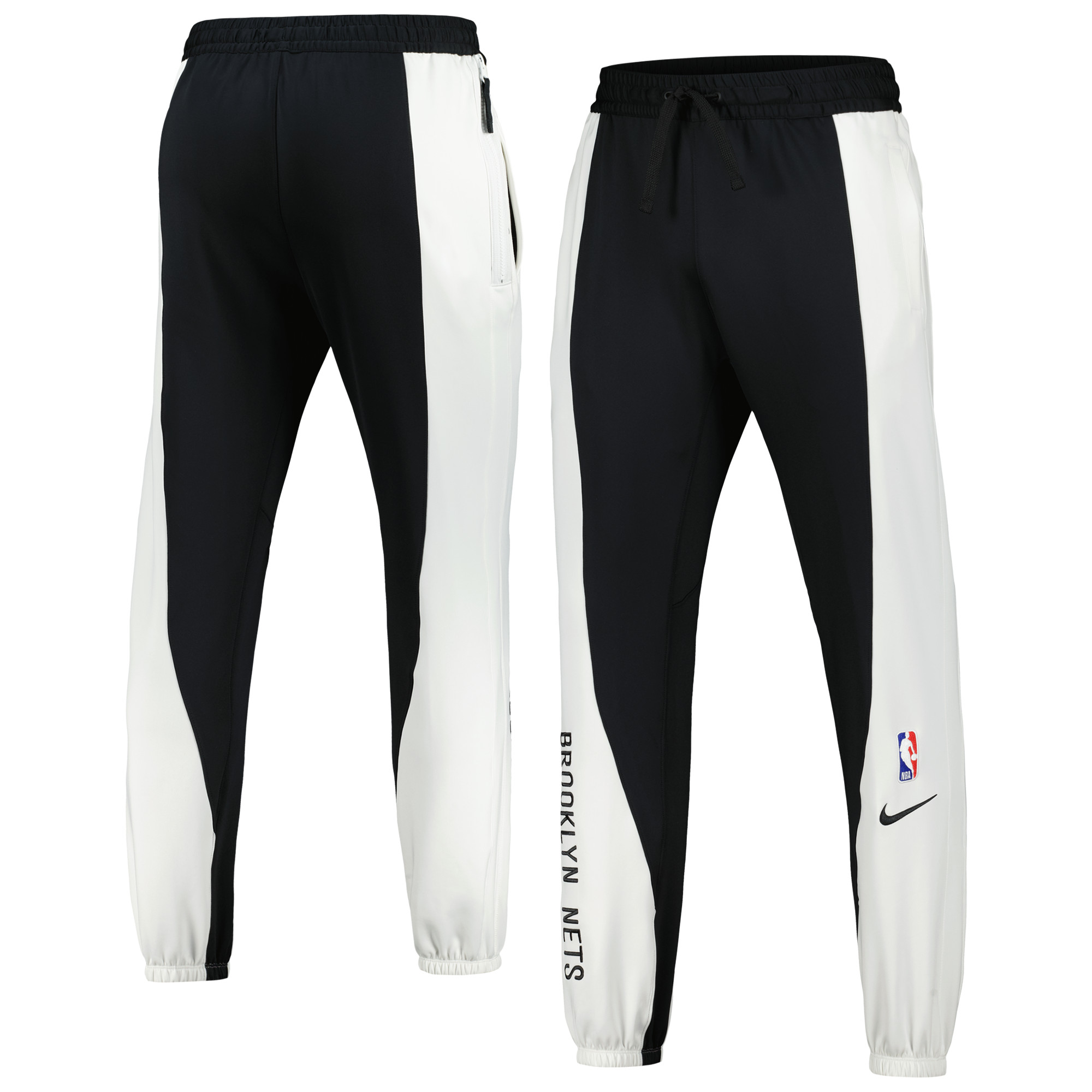Men’s Nike Black/White Brooklyn Nets 2023/24 Authentic Showtime Pants Men’s Nike Black/White Brooklyn Nets 2023/24 Authentic Showtime Pants