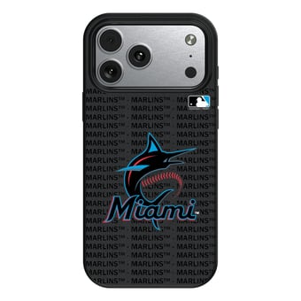 Miami Marlins Primary Logo iPhone Magnetic Bump Case
