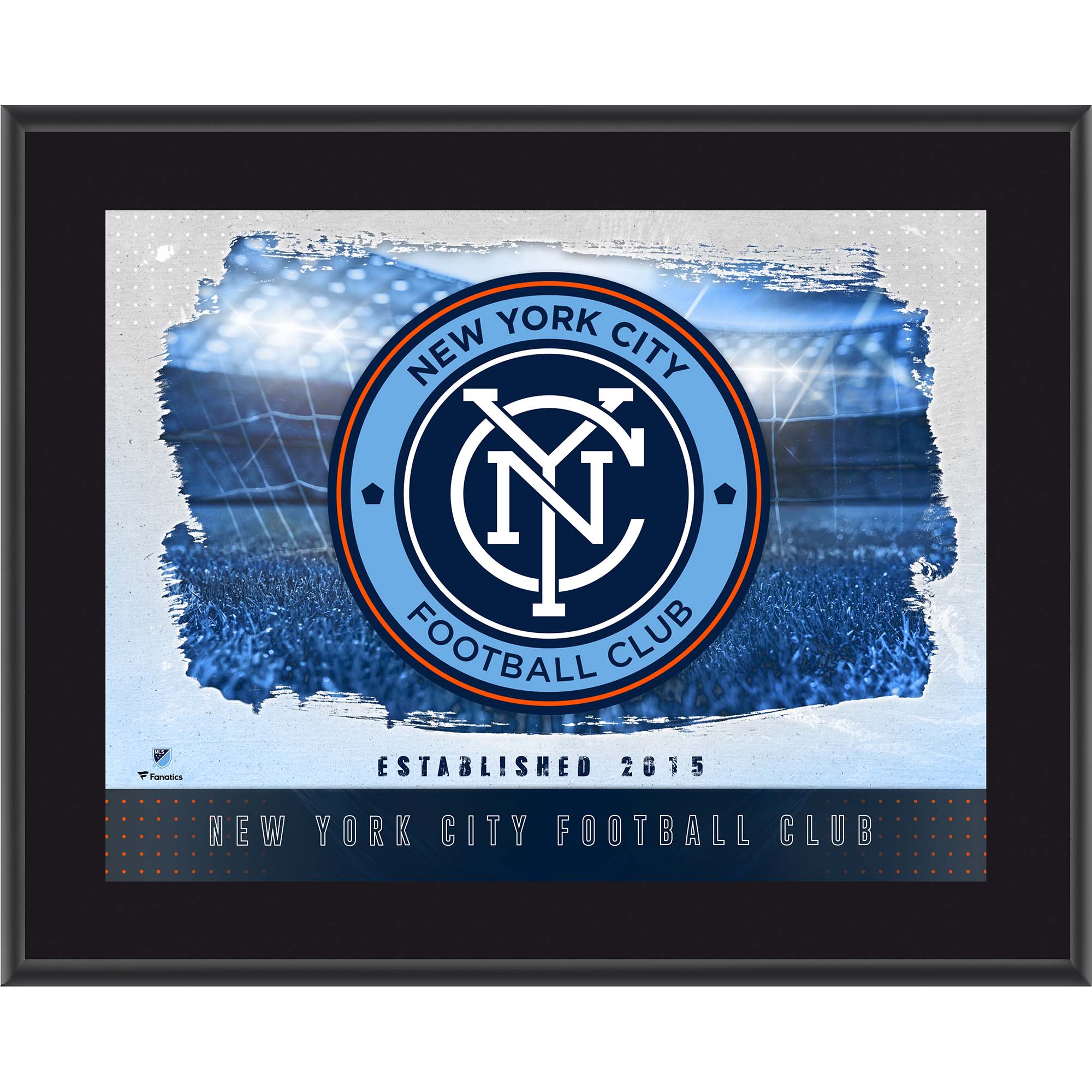 New York City FC 10.5″ x 13″ Sublimated Horizontal Team Logo Plaque