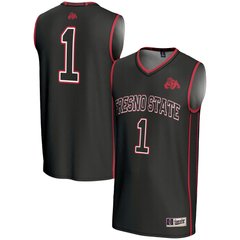 Youth GameDay Greats Black #1 Fresno State Bulldogs Lightweight Basketball Jersey