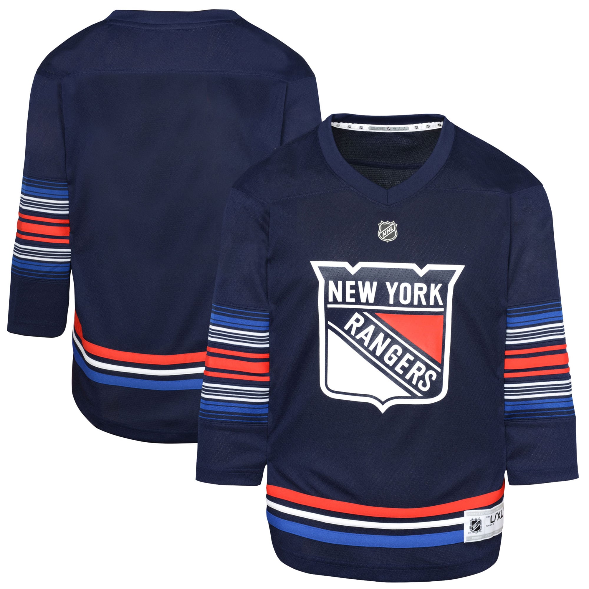 Youth Navy New York Rangers Alternate Replica Jersey