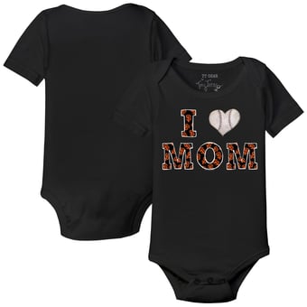 Infant Tiny Turnip Black San Francisco Giants I Love Mom Bodysuit