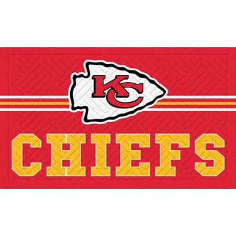 Kansas City Chiefs Embossed Door Mat