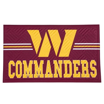 Washington Commanders Embossed Door Mat