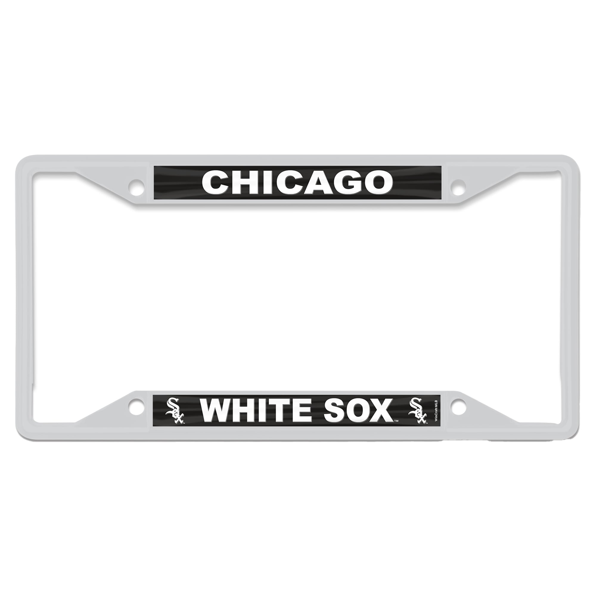 WinCraft Chicago White Sox Chrome Color License Plate Frame