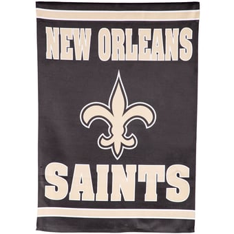 New Orleans Saints 28" x 44" Double-Sided Embossed Suede House Flag