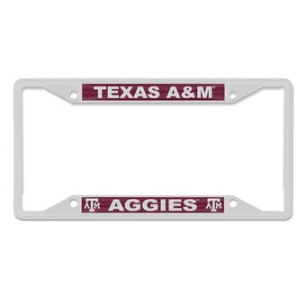 WinCraft Texas A&M Aggies Chrome Color License Plate Frame