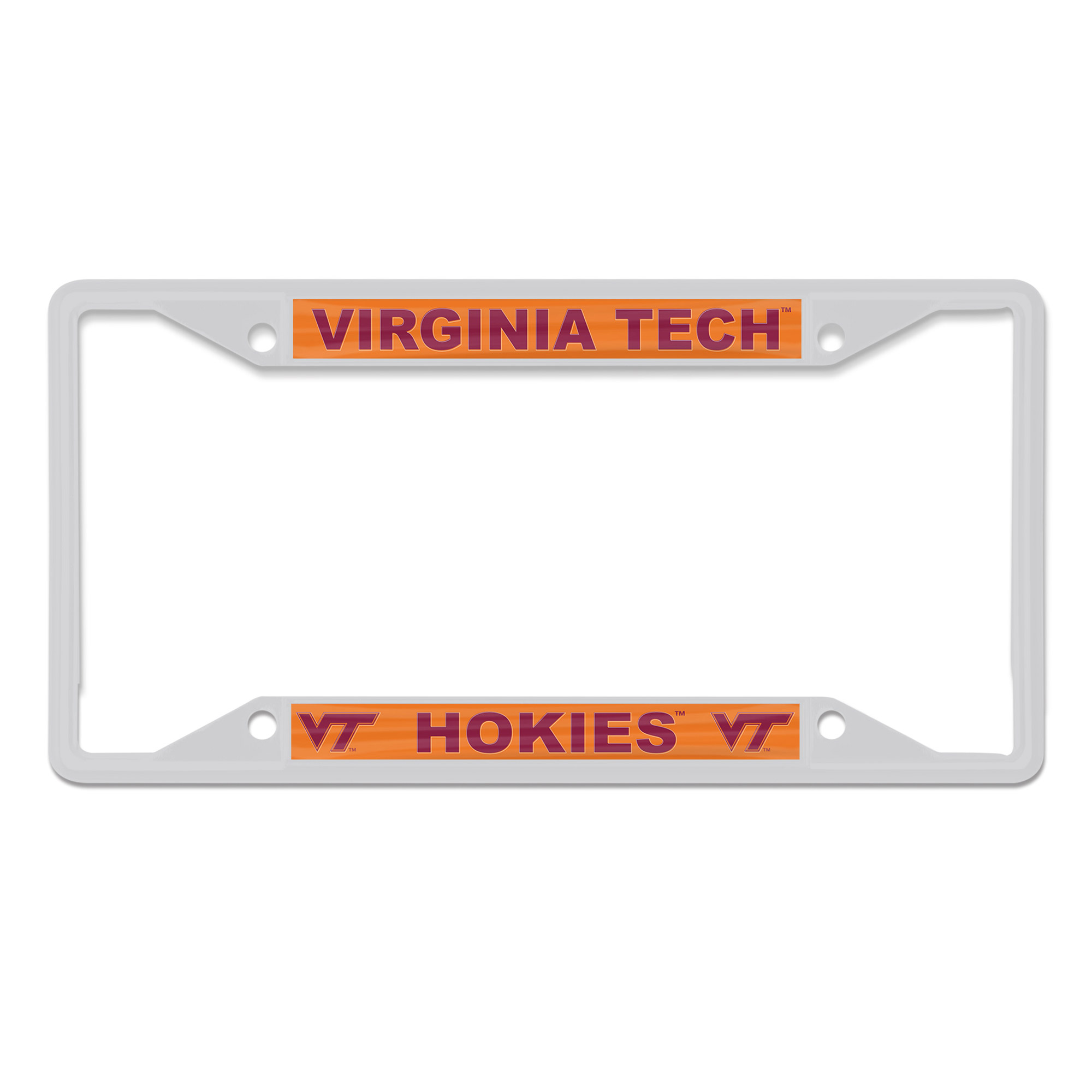 WinCraft Virginia Tech Hokies Chrome Color License Plate Frame