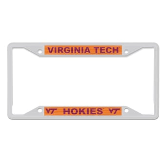 WinCraft Virginia Tech Hokies Chrome Color License Plate Frame