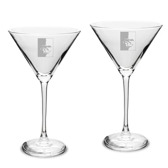 Pittsburg State Gorillas Two-Piece Traditional 10oz. Martini Glass Set