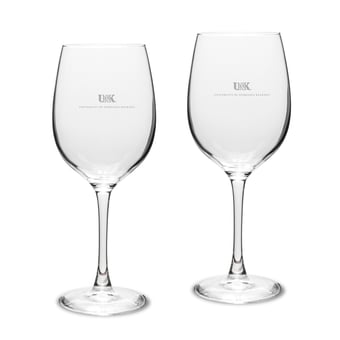 Nebraska-Kearney Lopers Two-Piece 16oz. Traditional White Wine Glass Set