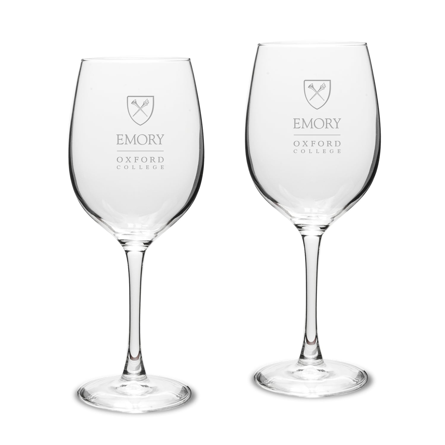 Oxford College Two-Piece 16oz. Traditional White Wine Glass Set