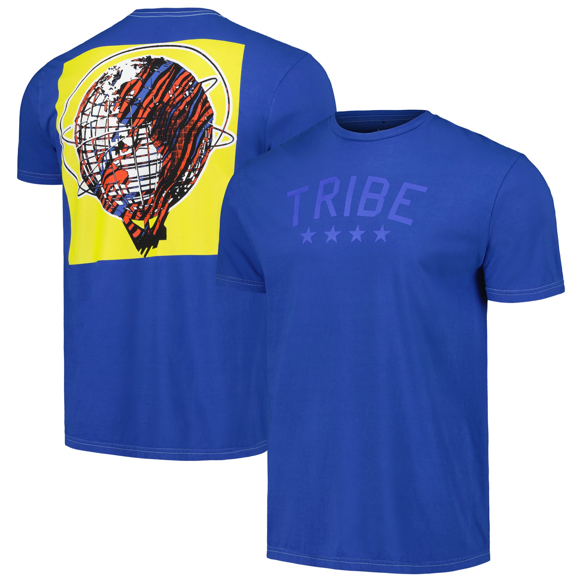 Men's Blue A Tribe Called Quest  Washed Graphic T-Shirt