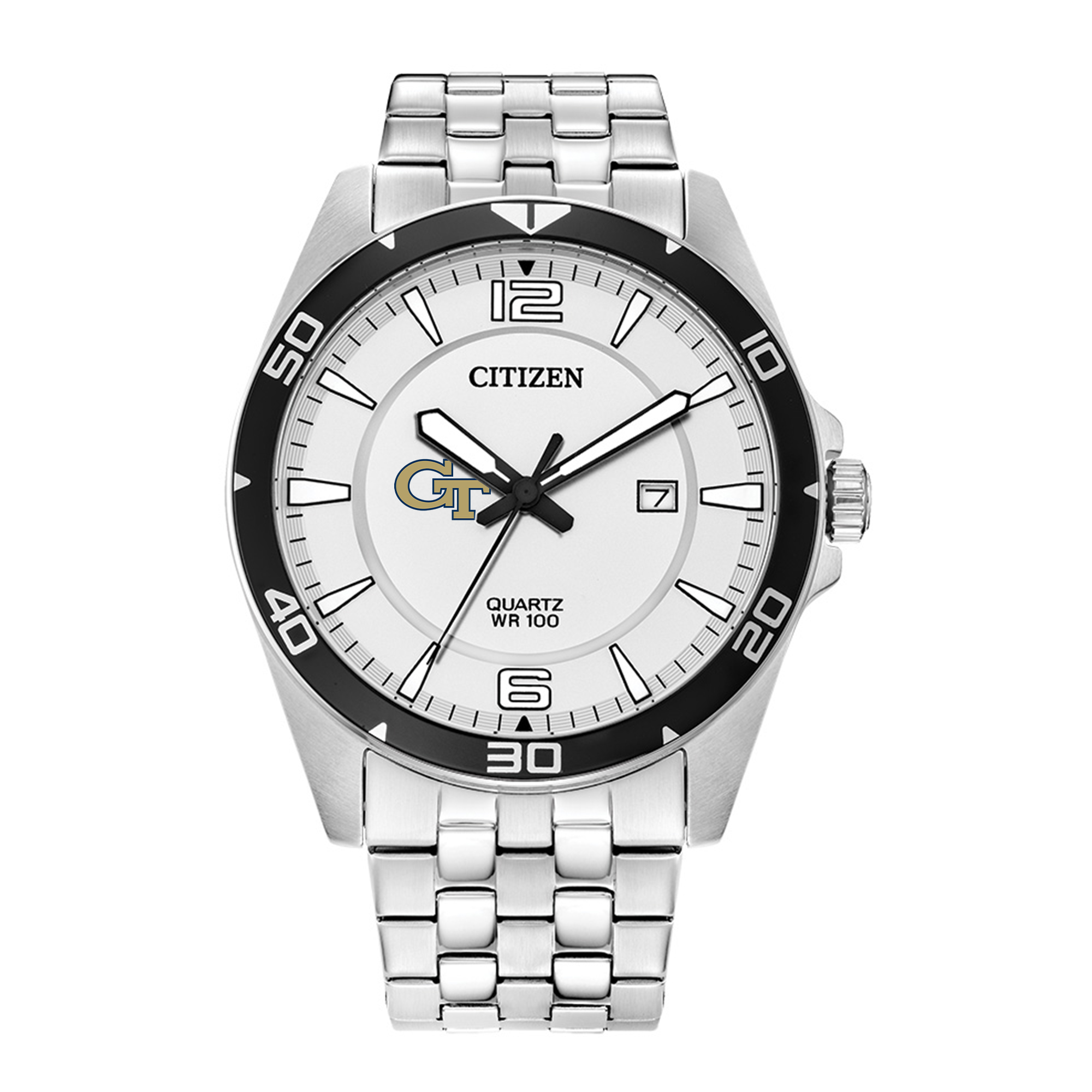 Men's Georgia Tech Yellow Jackets Citizen Quartz Stainless Steel Watch