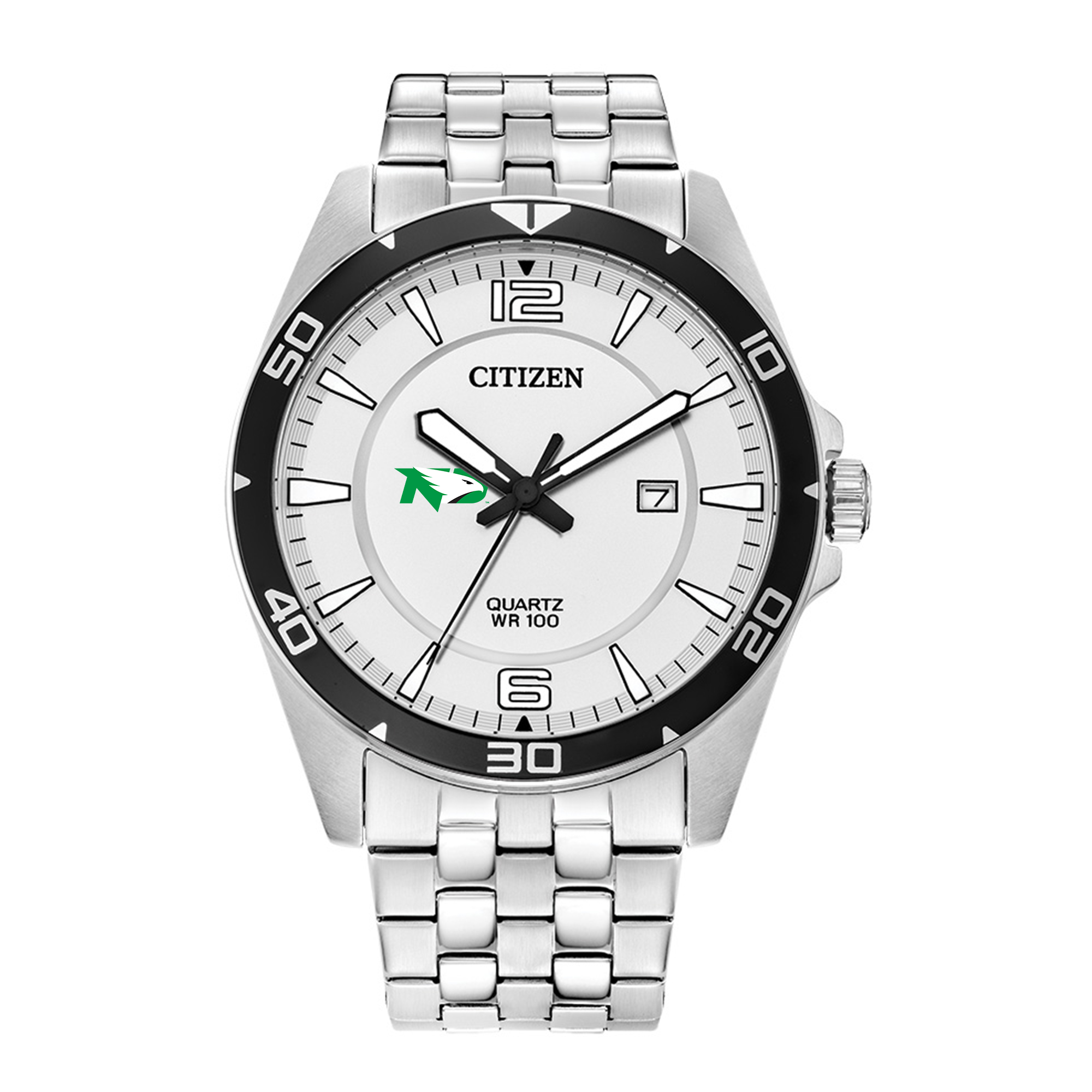 Men's North Dakota Citizen Quartz Stainless Steel Watch