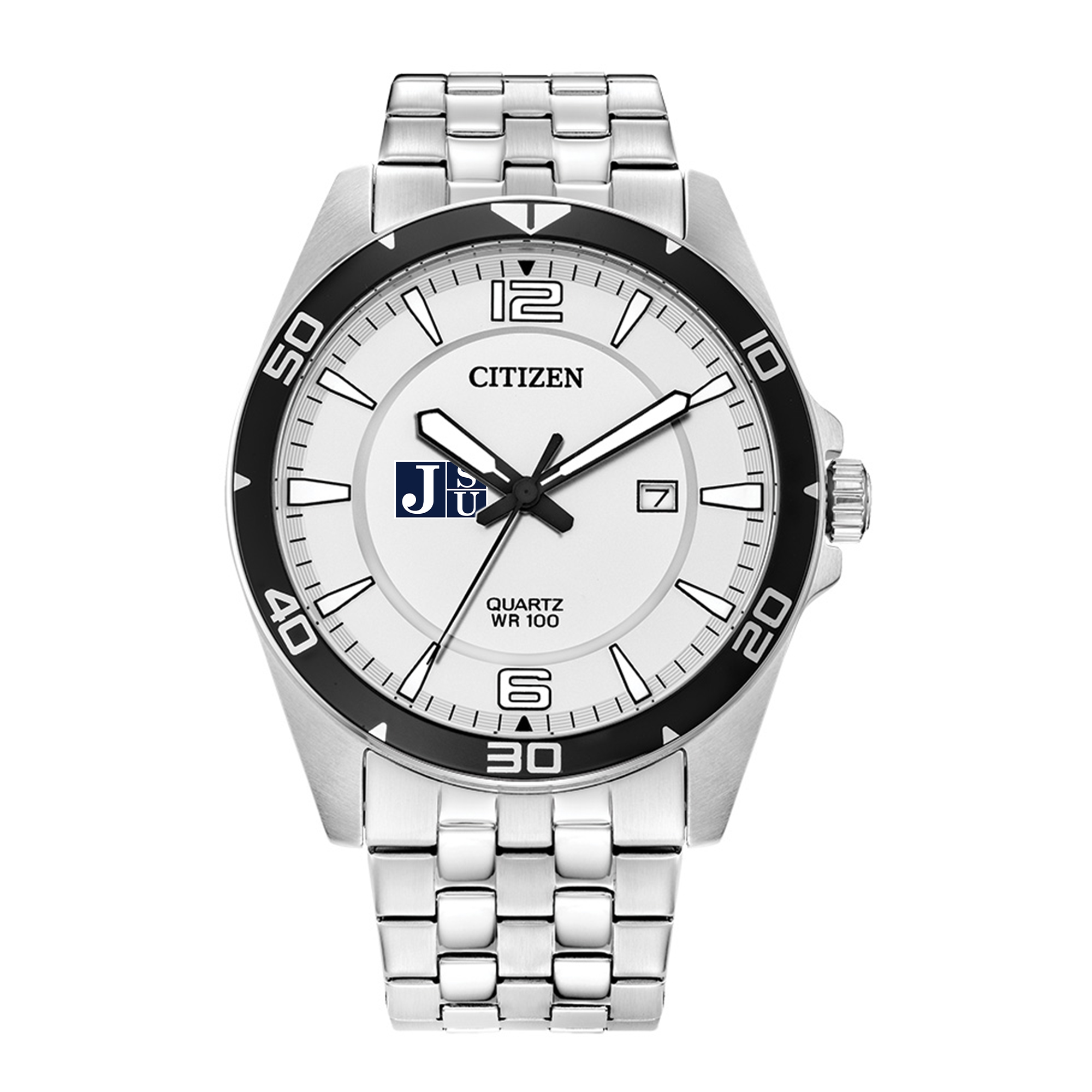 Men's Jackson State Tigers Citizen Quartz Stainless Steel Watch