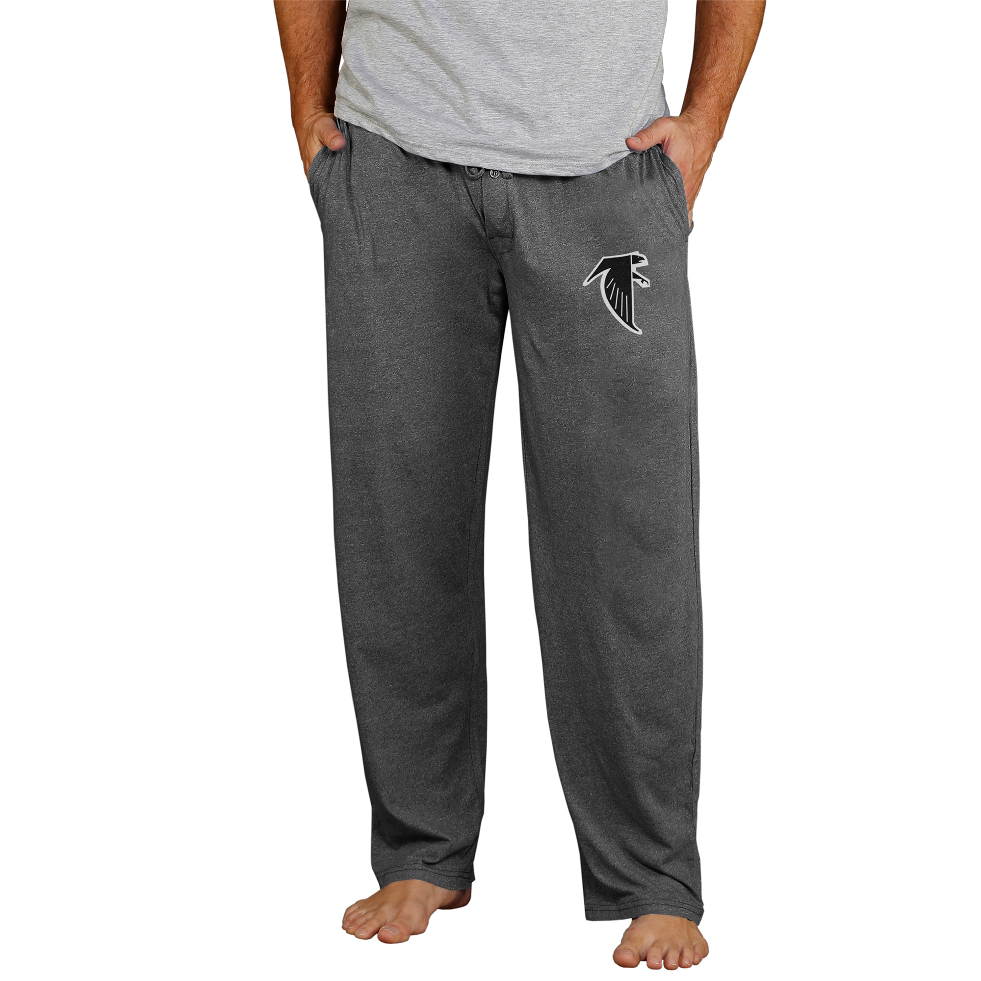 Men's Concepts Sport Charcoal Atlanta Falcons Retro Quest Knit Pants