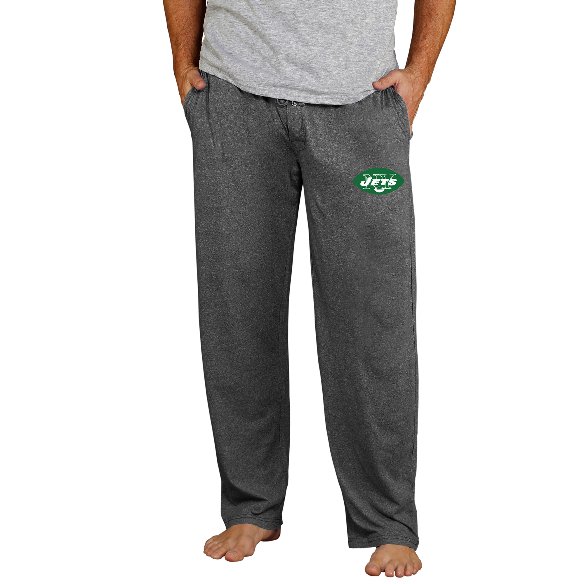 Men's Concepts Sport Charcoal New York Jets Retro Quest Knit Pants