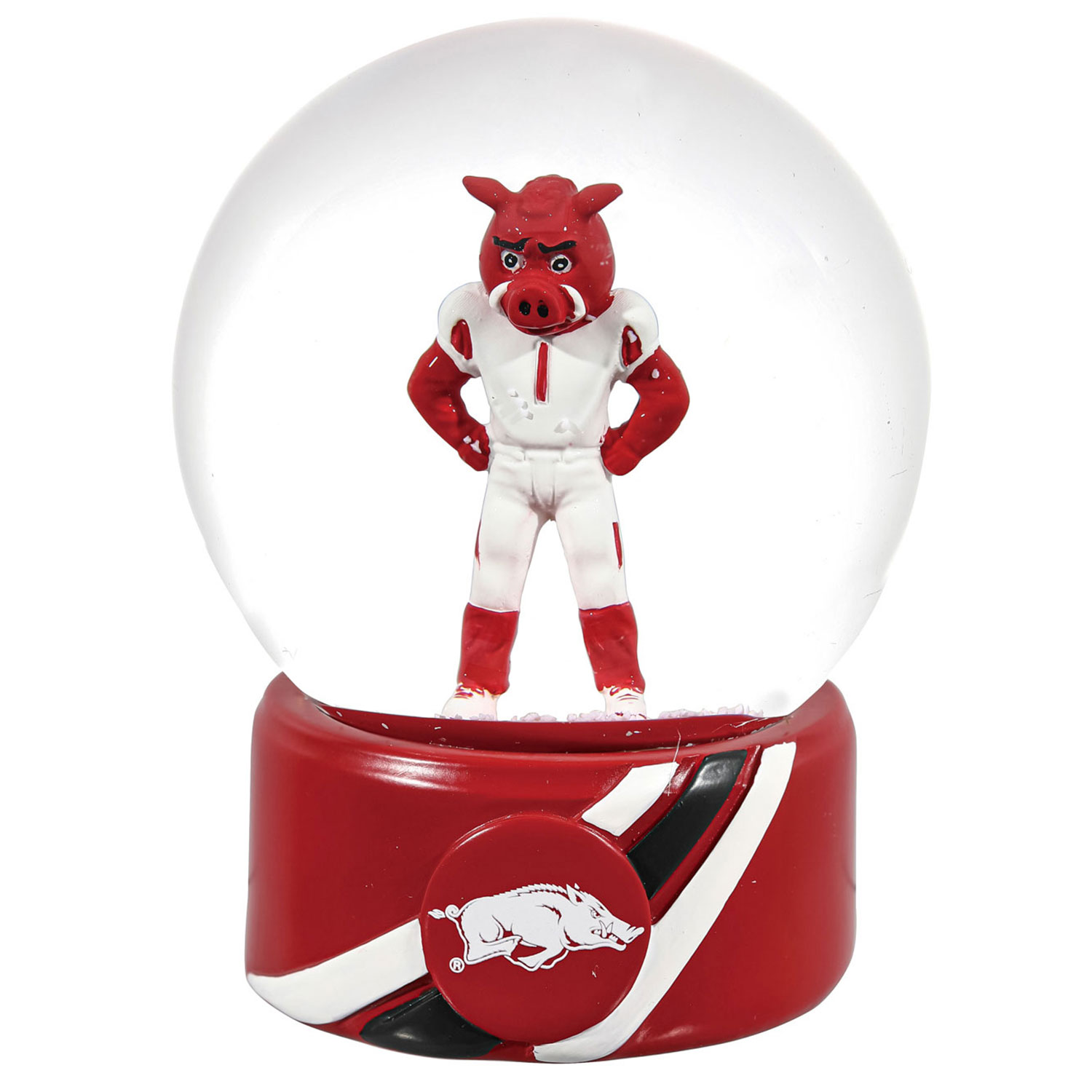 Arkansas Razorbacks 100mm Mascot Glass Water Globe