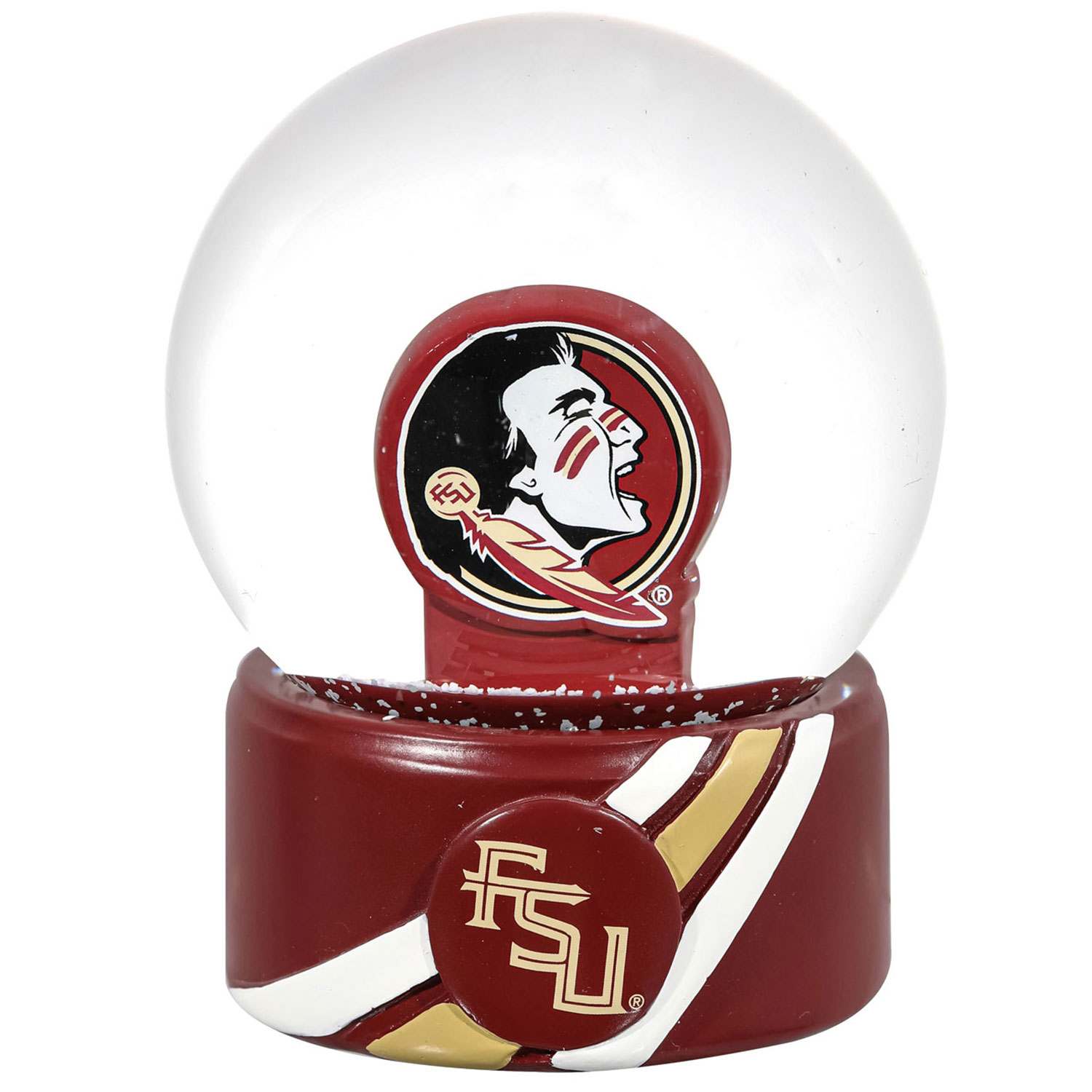 Florida State Seminoles 100mm Mascot Glass Water Globe