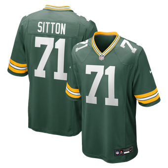 Men's Nike Josh Sitton Green Green Bay Packers Retired Game Jersey