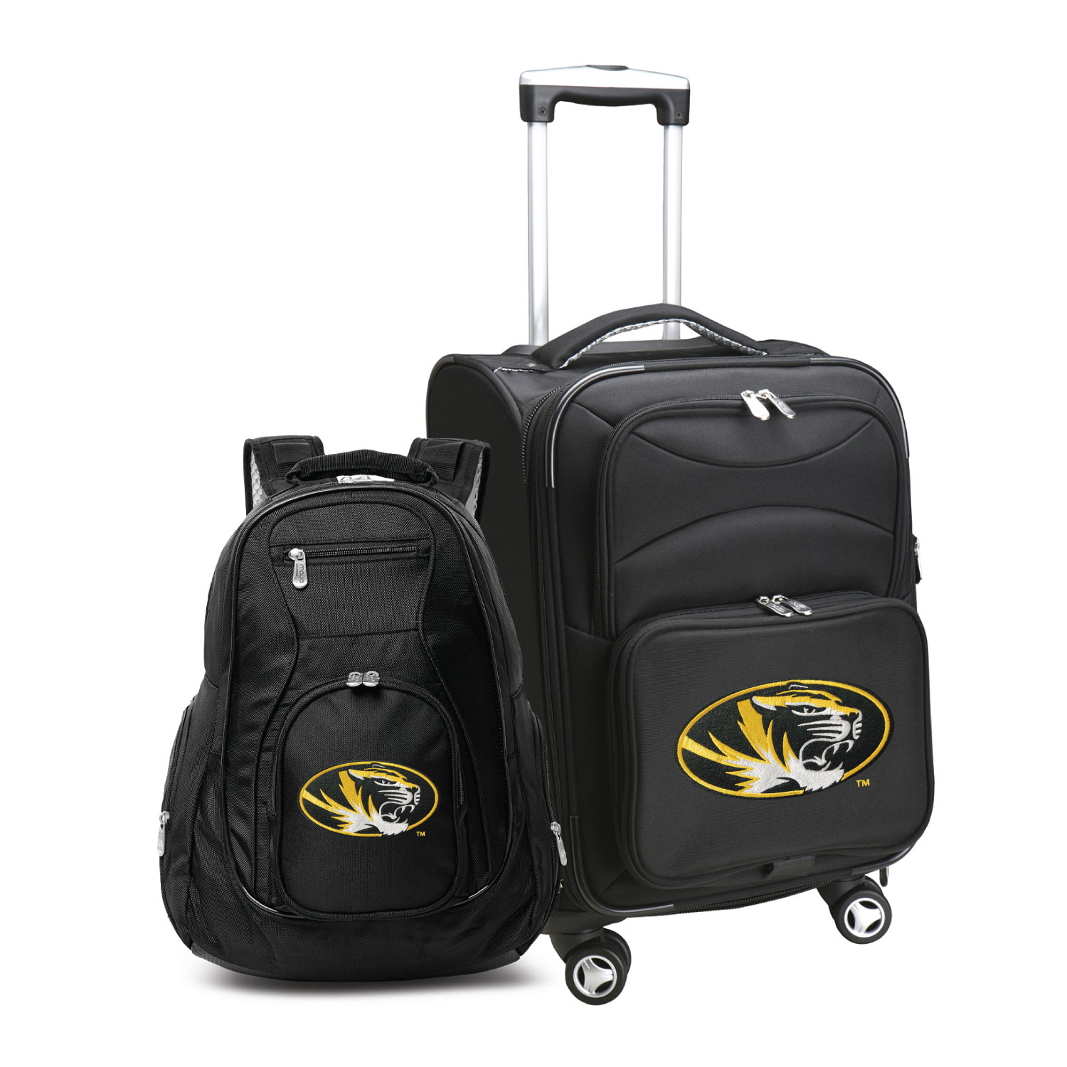 MOJO Black Missouri Tigers Softside Carry-On & Backpack Set