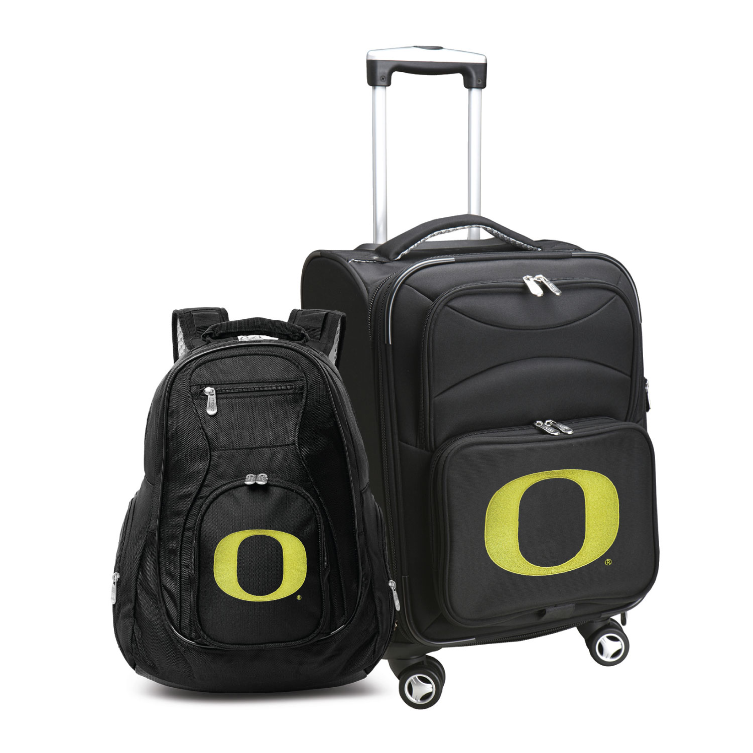 MOJO Black Oregon Ducks Softside Carry-On & Backpack Set