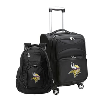 MOJO Black Minnesota Vikings Softside Carry-On & Backpack Set