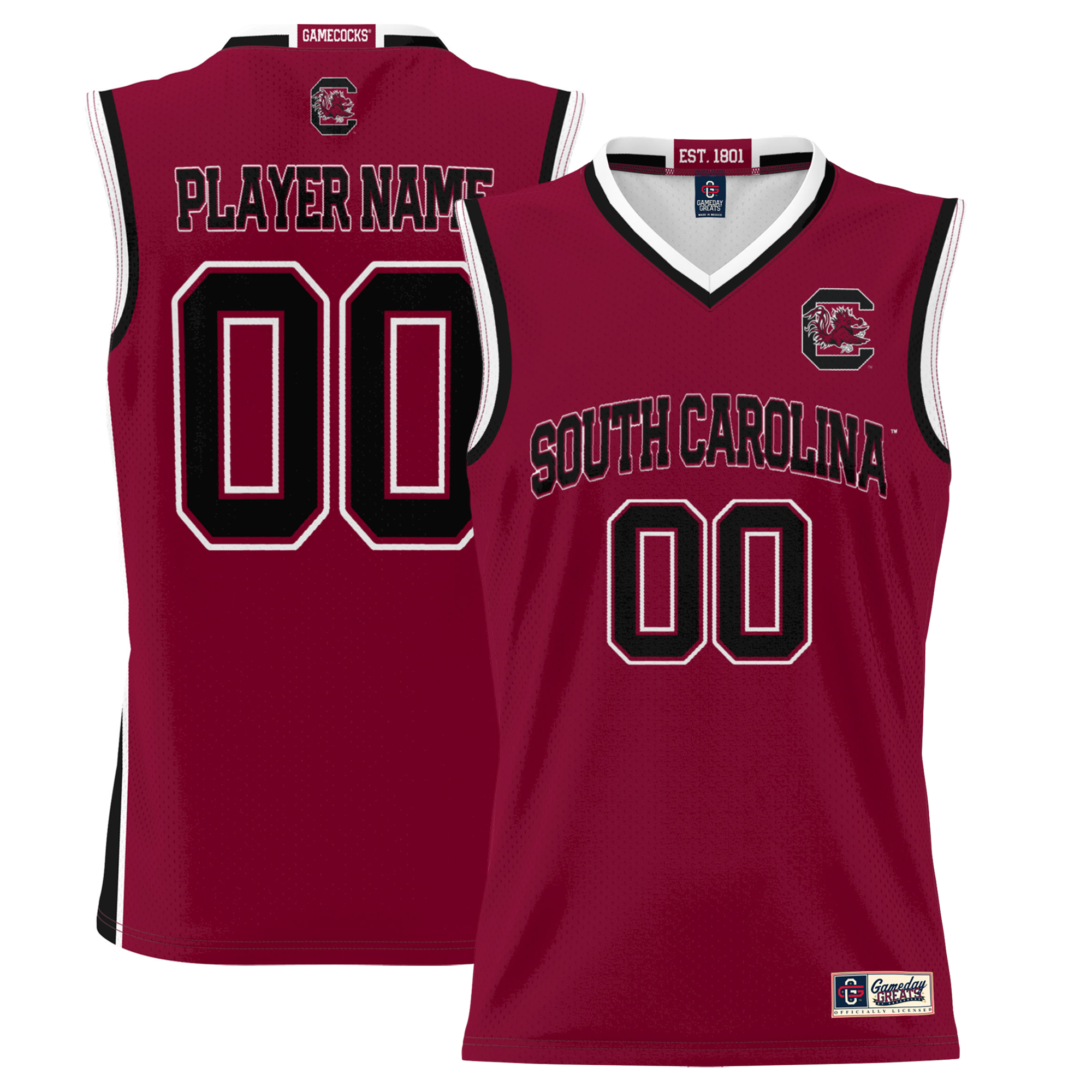 Youth GameDay Greats Garnet South Carolina Gamecocks NIL Pick-A-Player Lightweight Women’s Basketball Jersey Youth GameDay Greats Garnet South Carolina Gamecocks NIL Pick-A-Player Lightweight Women’s Basketball Jersey
