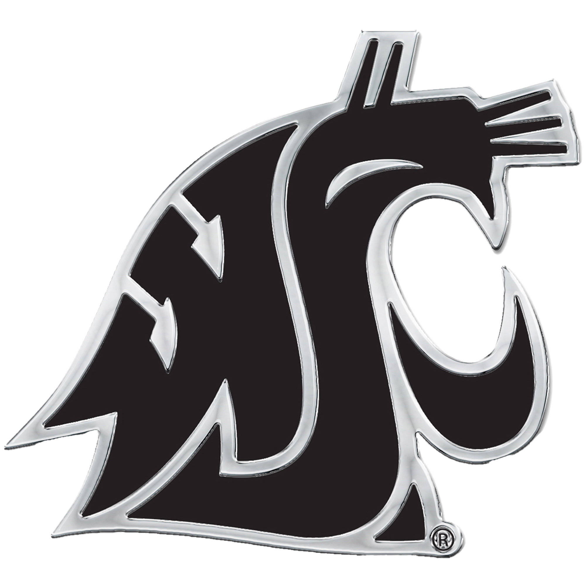 WinCraft Washington State Cougars Chrome Auto Emblem